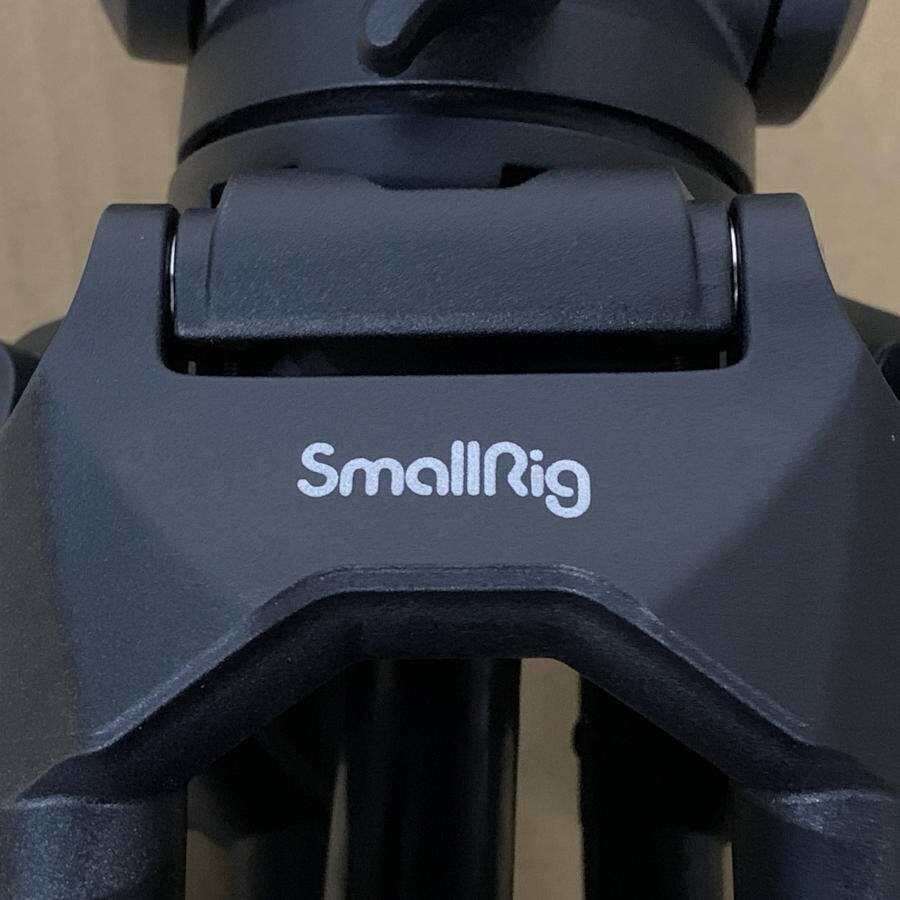 SMALLRIG スモールリグ 三脚 最大伸長≒1850mm　取説/レンチ/ハンドル/雲台のカバー/ケース付き [ビデオカメラ/映像機器]●現状品