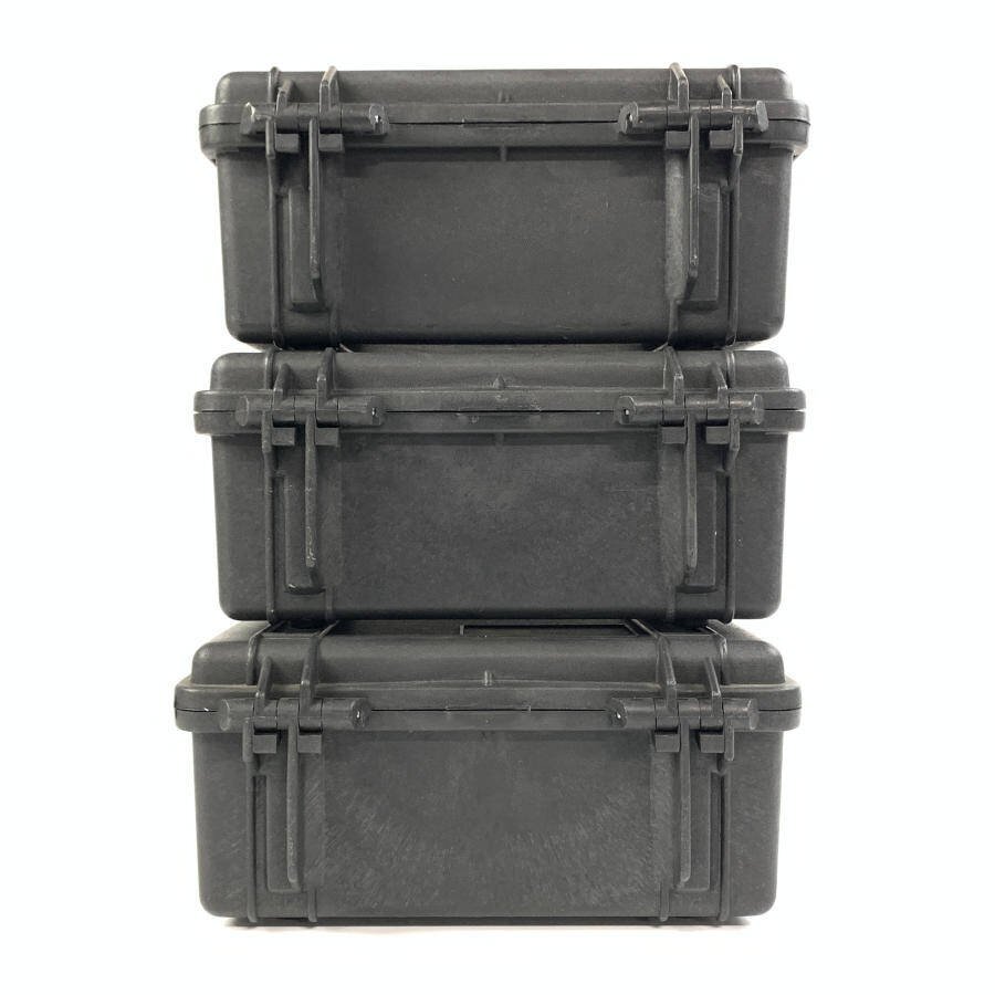 PELICAN 1150 CASE ペリカン 防水・防塵・耐衝撃 小型ハードケース まとめ3点セット 本体外寸(公称値):W240 H109 D198(mm)＊現状品【TB】の画像6