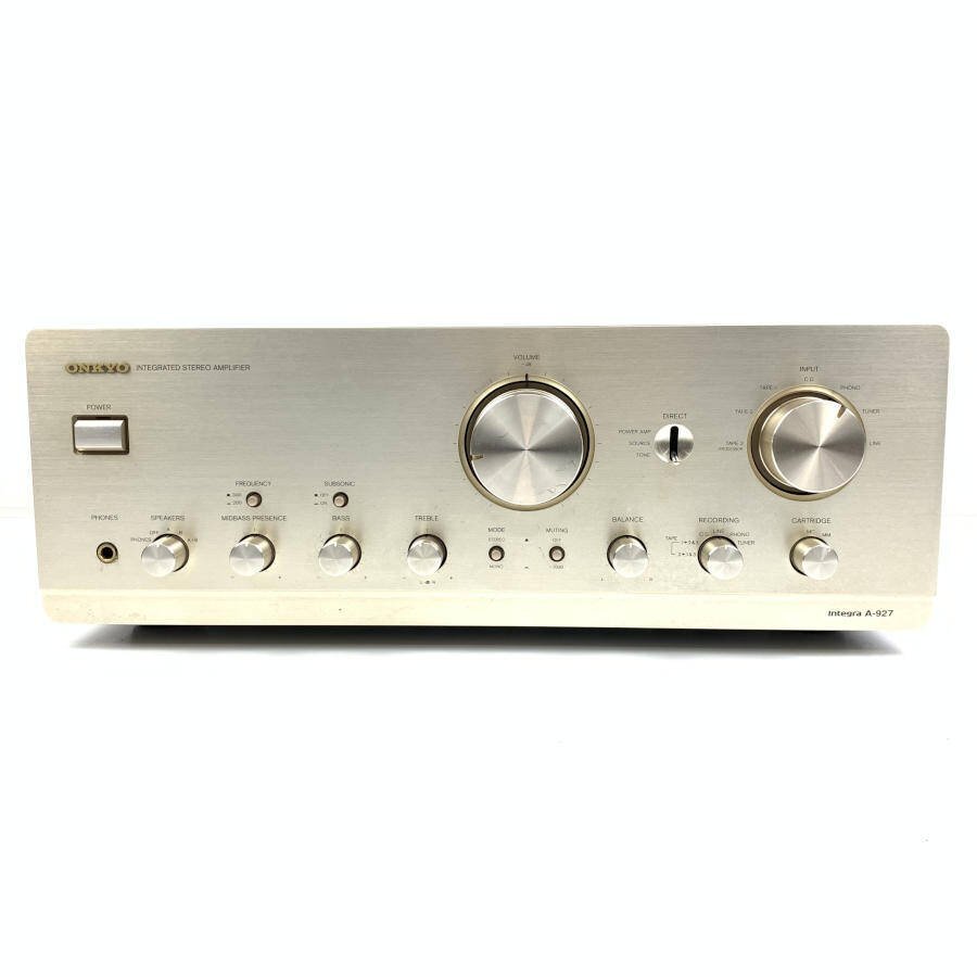 ONKYO オンキヨー Integra A-927 プリメインアンプ◆簡易検査品の画像1