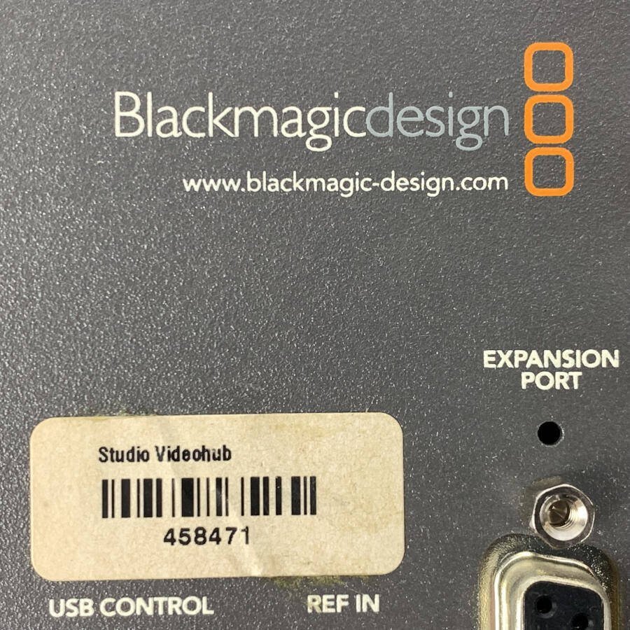 Blackmagic design ブラックマジックデザイン Studio Videohub ビデオハブ●動作未確認品【TB】_画像10