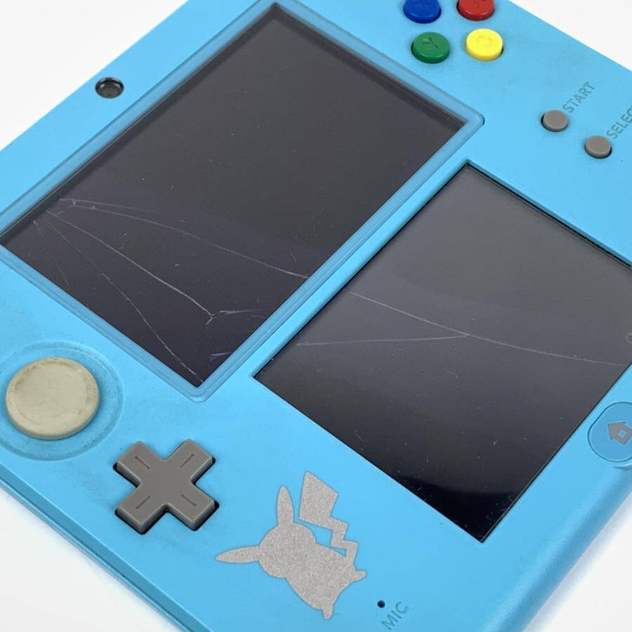 NINTENDO nintendo FTR-001 Nintendo 2DS Pocket Monster sun * Moonlight blue game machine body * junk 