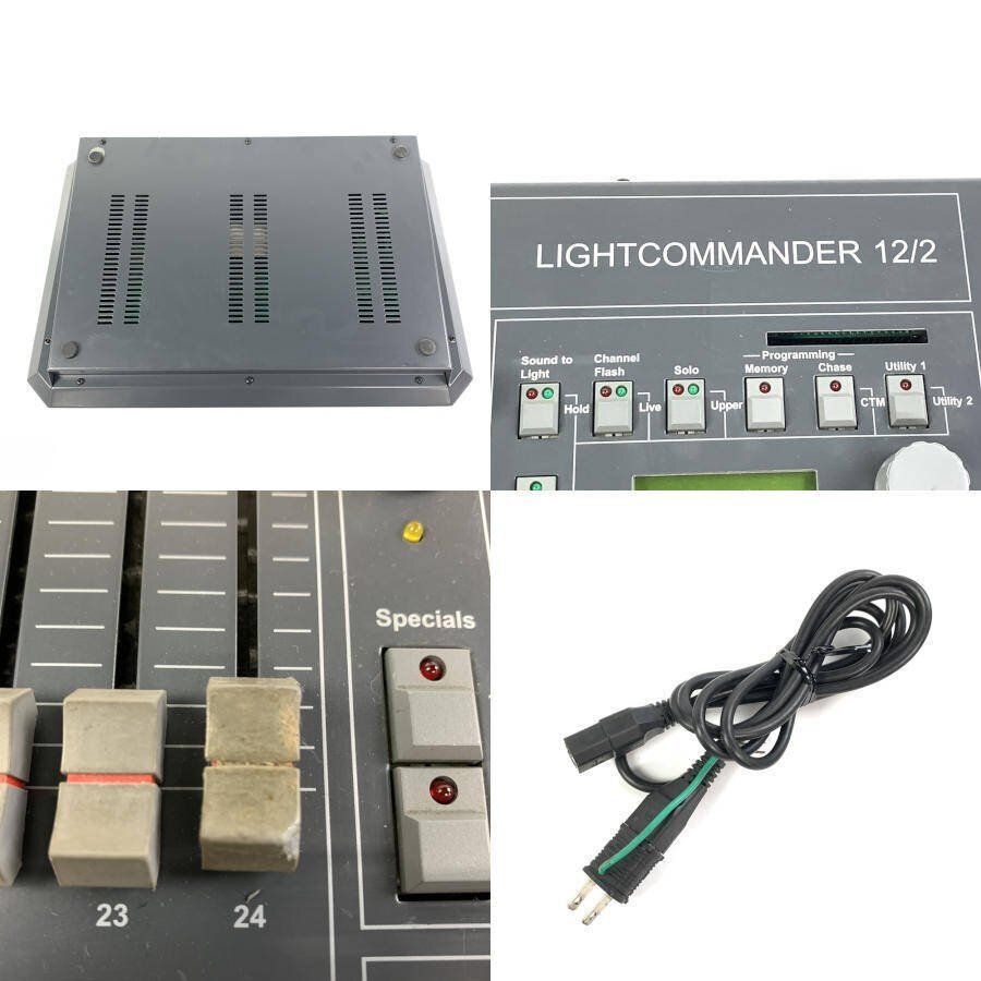 MA LIGHTING LIGHT COMMANDER 12/2 ライトコントローラー 電源コード/電源プラグアダプター付き★簡易検査品【TB】_画像9