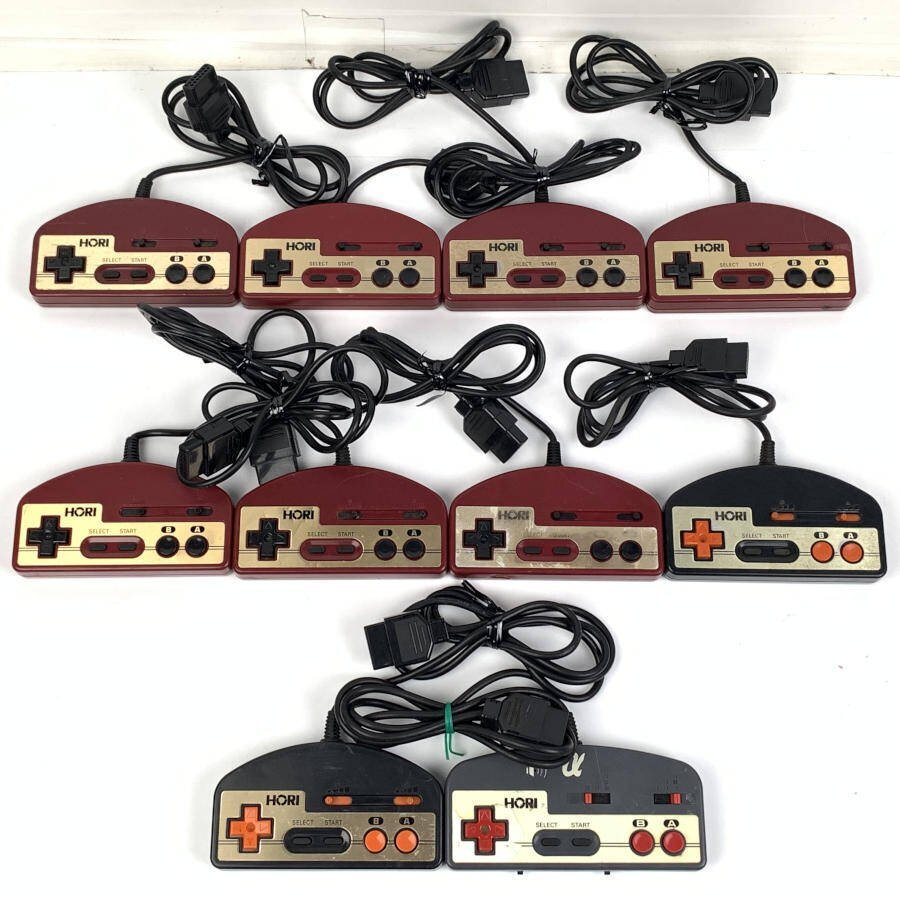 HORI ファミコン ホリコマンダー ホリコン まとめ売り 10個セット＊動作未確認品【GH】_画像1