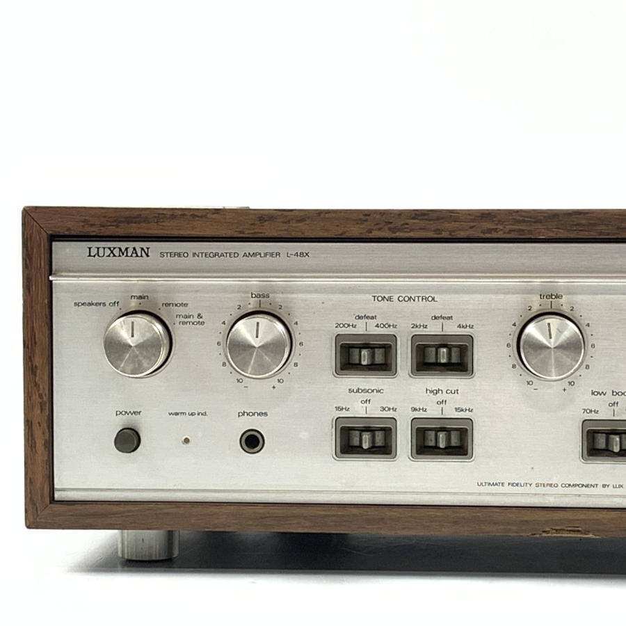 LUXMAN ラックスマン L-48X プリメインアンプ◆簡易検査品の画像2