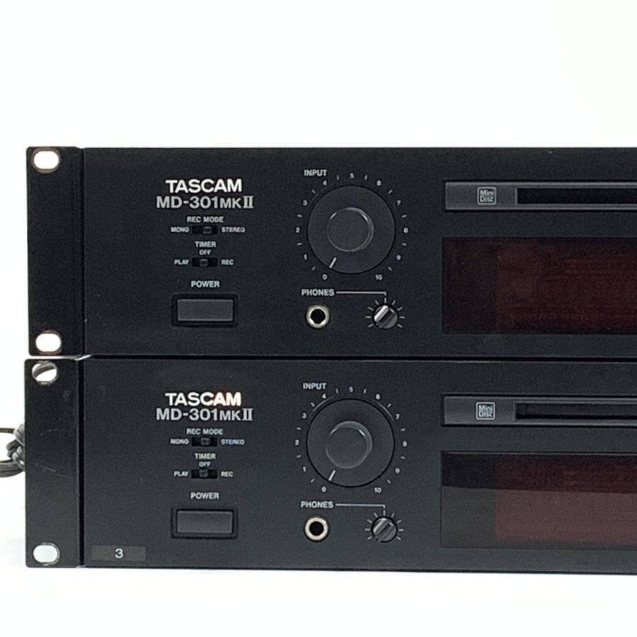 TASCAM MD-301MKⅡ Tascam для бизнеса MD панель продажа комплектом 2 позиций комплект * простой инспекция товар [TB]