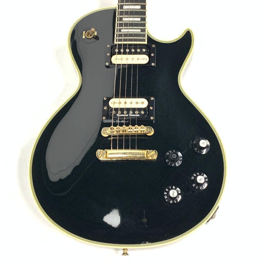 EDWARDS E-LP エレキギター シリアルNo.ED0606616 黒系 Seymour Duncan SH-1(フロント):SH-4(リア) ピックアップ搭載 ケース付★簡易検査品の画像3