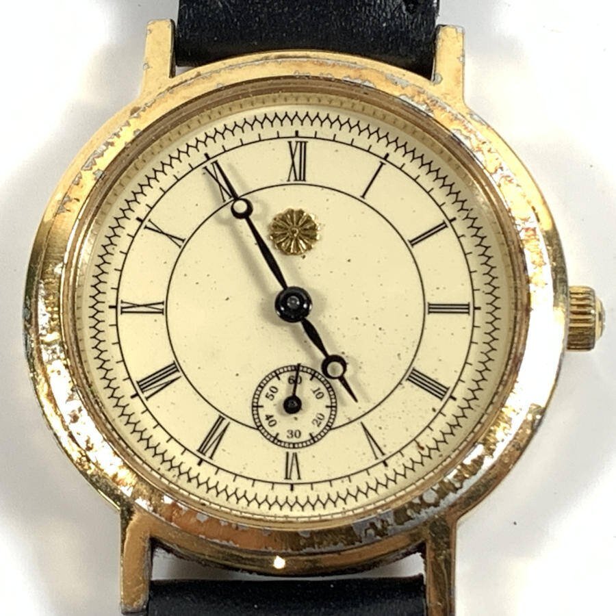 ボーイズサイズ 海軍航空隊1930(レプリカ) / レディースサイズ IEI 天皇陛下御在位六十年記念時計他 腕時計まとめ3点セット ＊ジャンク品の画像5
