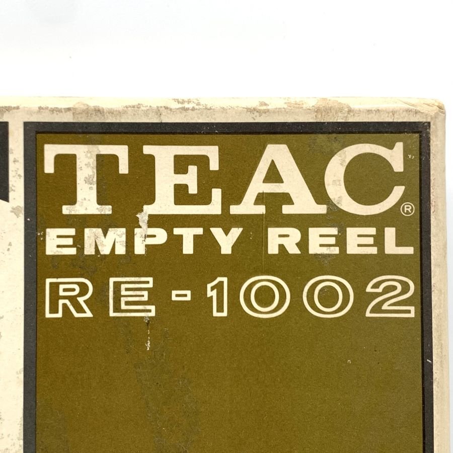 TEAC RE-1002 EMPTY REER ティアック 10号 オープンリールテープ メタルリール 空リール 箱付き◆現状品【福岡】_画像2