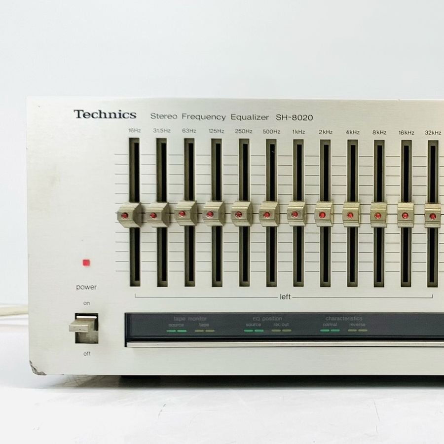 Technics SH-8020 Stereo Frequency Equalizer テクニクス フリケンシーイコライザー 入出力OK 動作/状態説明あり◆現状品【福岡】の画像2