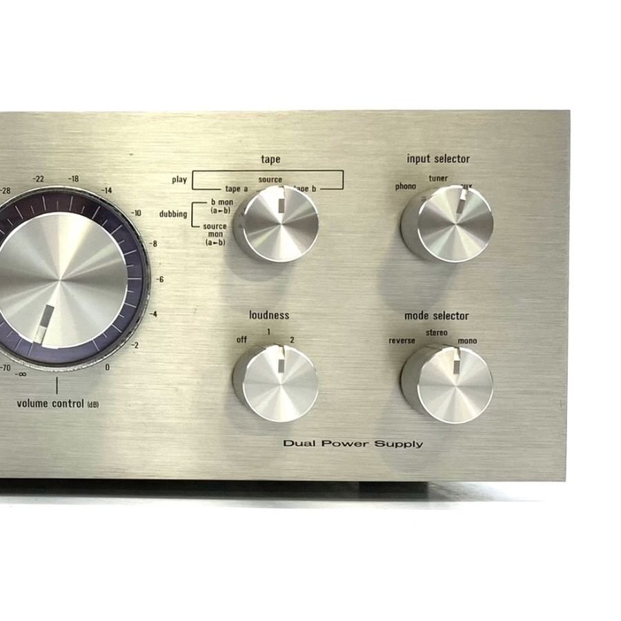 TRIO Stereo Integrated Amplifier KA-7100D 150W トリオ プリメインアンプ ※入出力NG 状態説明あり◆ジャンク品【福岡】_画像3