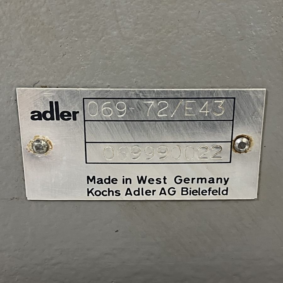 adler 069-72 E43 Ad la- top and bottom sending arm sewing machine industry for sewing machine electrification / operation / condition not yet verification goods * junk [ Fukuoka ]