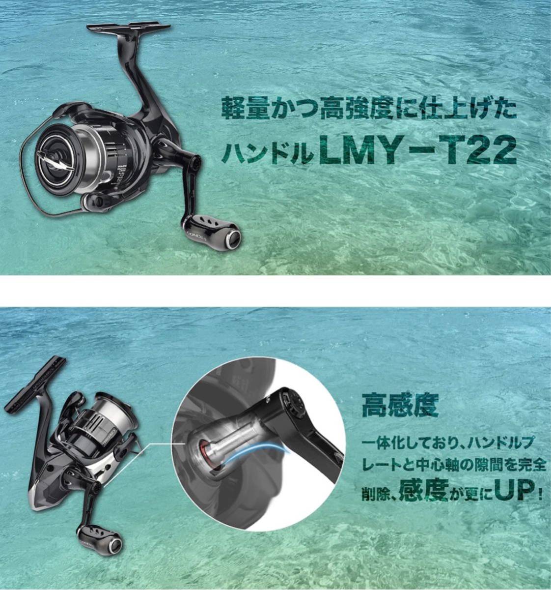 【最低価格】ゴメクサス 40mm チタン製 ヴァンキッシュ　22ステラ　シマノ　シングルハンドル_画像3