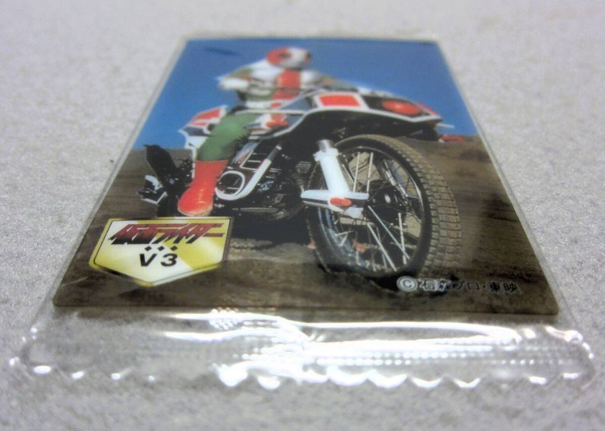  Glyco * Kamen Rider clear card * Kamen Rider V3 & Hurricane * seven eleven limitation *glico2002* sack unopened goods 