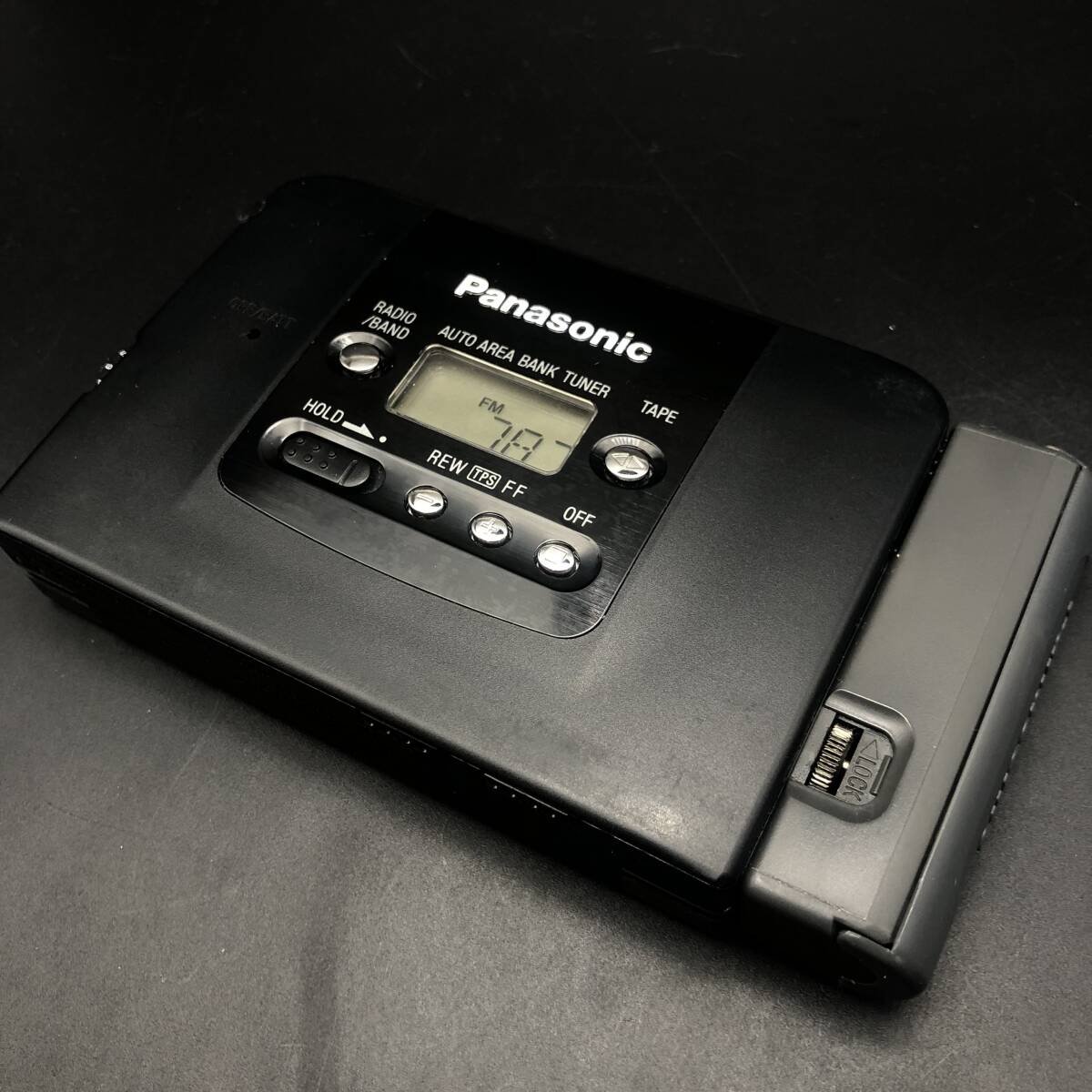 [ electrification verification settled ]Panasonic RQ-SX22V stereo radio cassette player black black portable player audio equipment Panasonic 