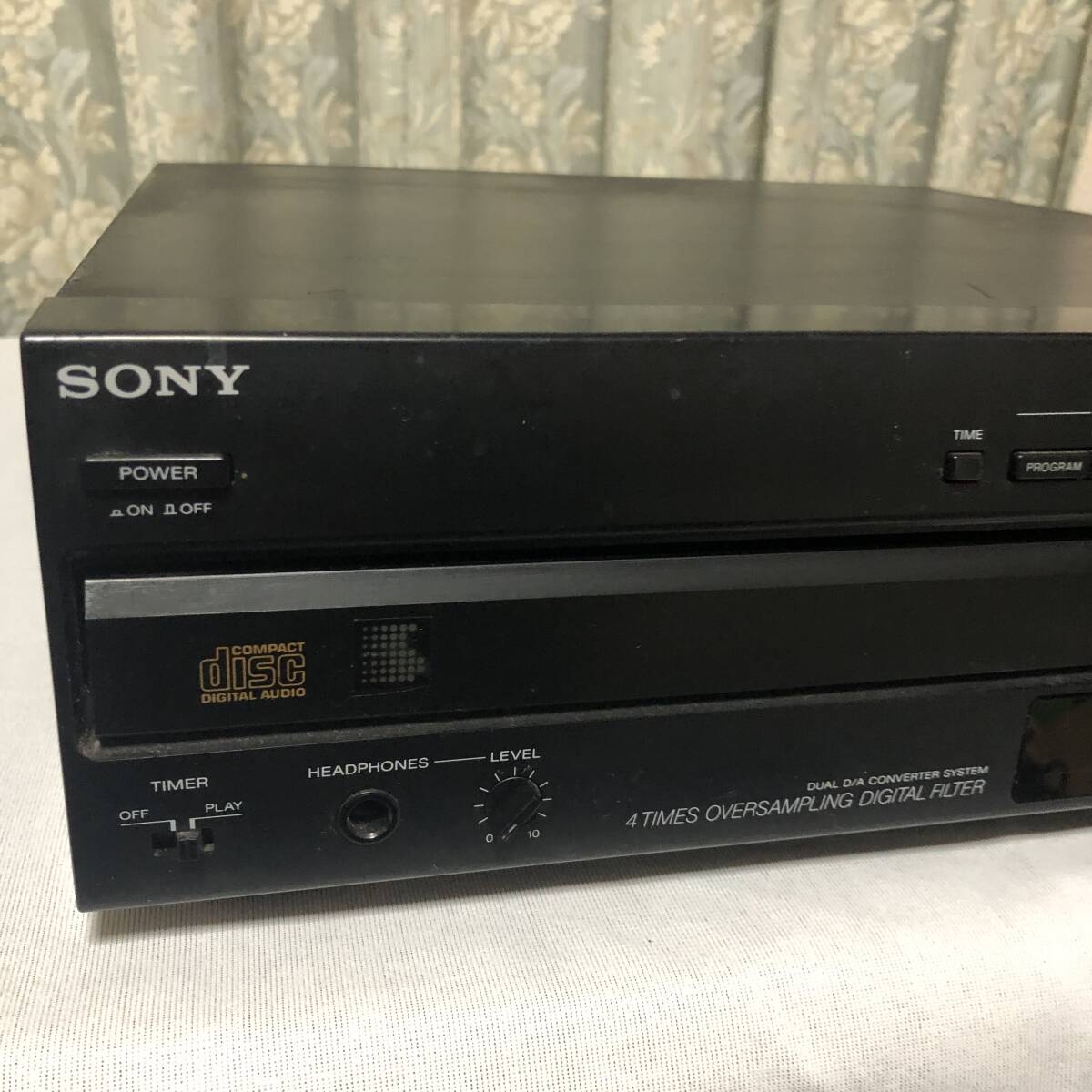 [ electrification verification settled ]SONY Sony CDP-C500M compact disk CD player . disk change CD changer 