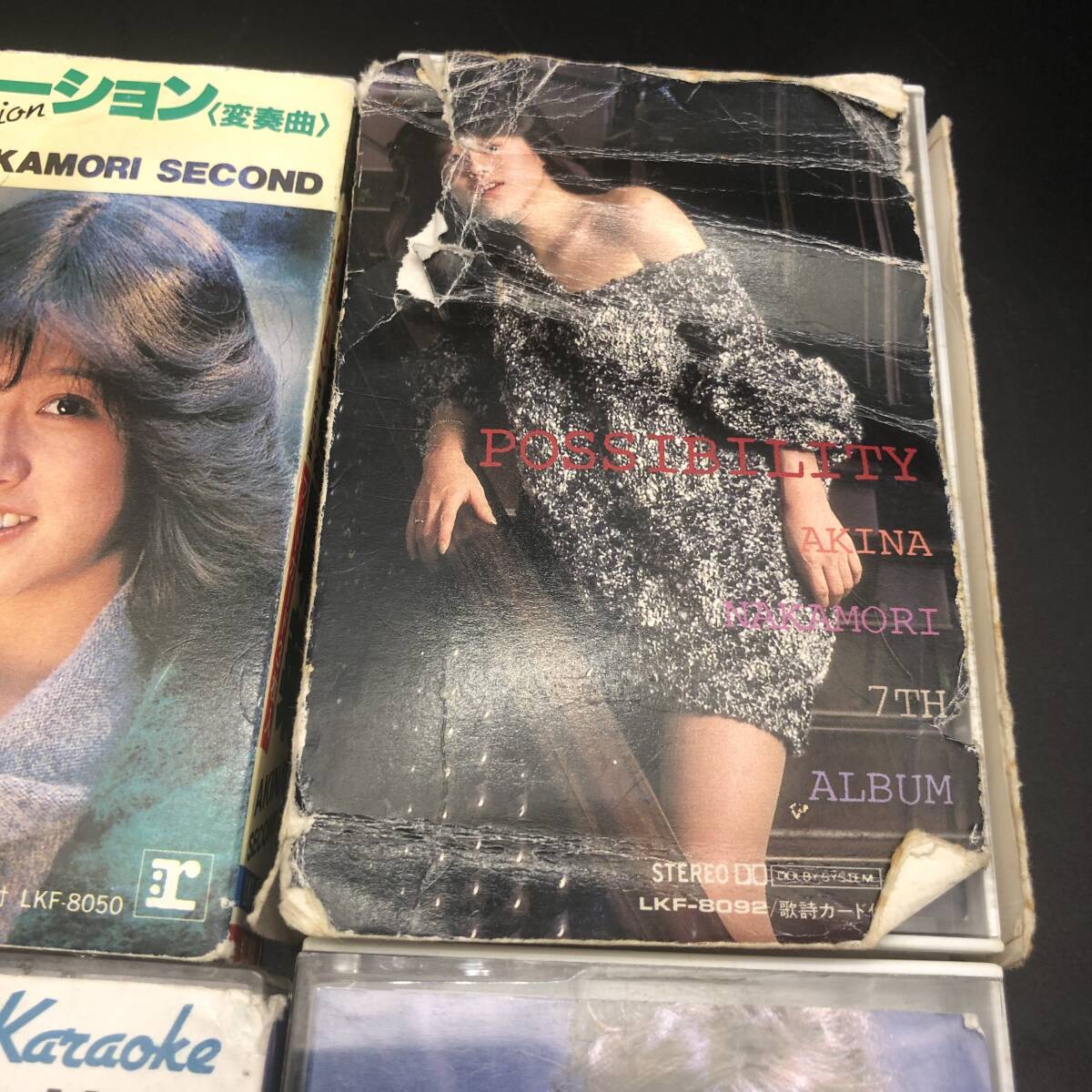 【テープ】カセットテープ国内版◆中森明菜　バリエーション（変奏曲）・メモワール他　４本セット_画像5