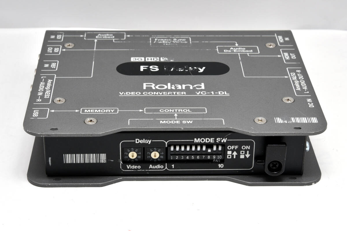 良品！ ローランド　ビデオコンバーター　Roland VC-1-DL　HDMI SDI 双方向変換　ビデオ オーディオ ディレイ　フレームシンクロナイザー_画像6