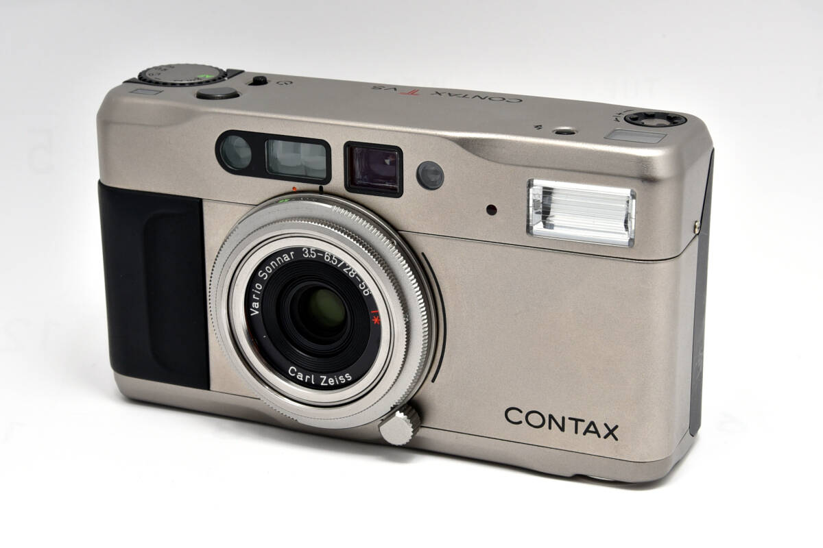 ◇ キレイ！ CONTAX TVS　コンタックス 高級コンパクトカメラ　ジャンク　Carl Zeiss Vario Sonnar ◇◇_画像2