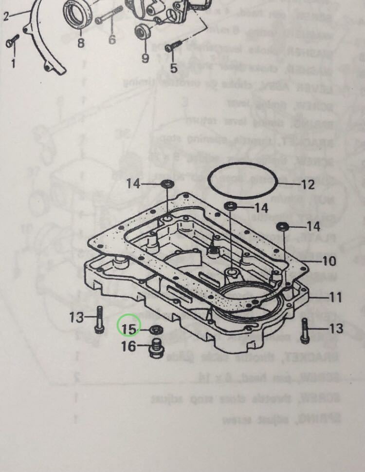 【送料無料】カワサキ純正ゼファー400 ゼファーχ オイルフィルター ドレンパッキン (ガスケット エレメント ワッシャー ボルト カイ )_画像3