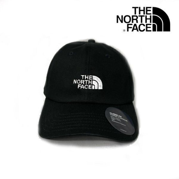 1円～!売切!【正規新品】THE NORTH FACE Backyard Ball Cap 帽子 キャップ US限定 ハーフドームロゴ刺繍 男女兼用(OS)黒 180623-15の画像2