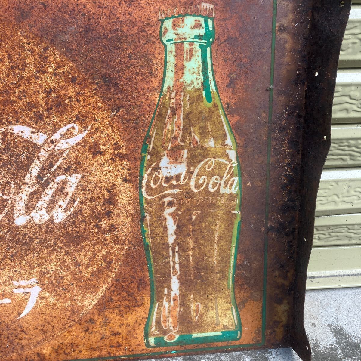 Coca-Cola コカコーラ DRINK 飲みましょう コカコーラ ホーロー 看板 レトロ アンティーク の画像6