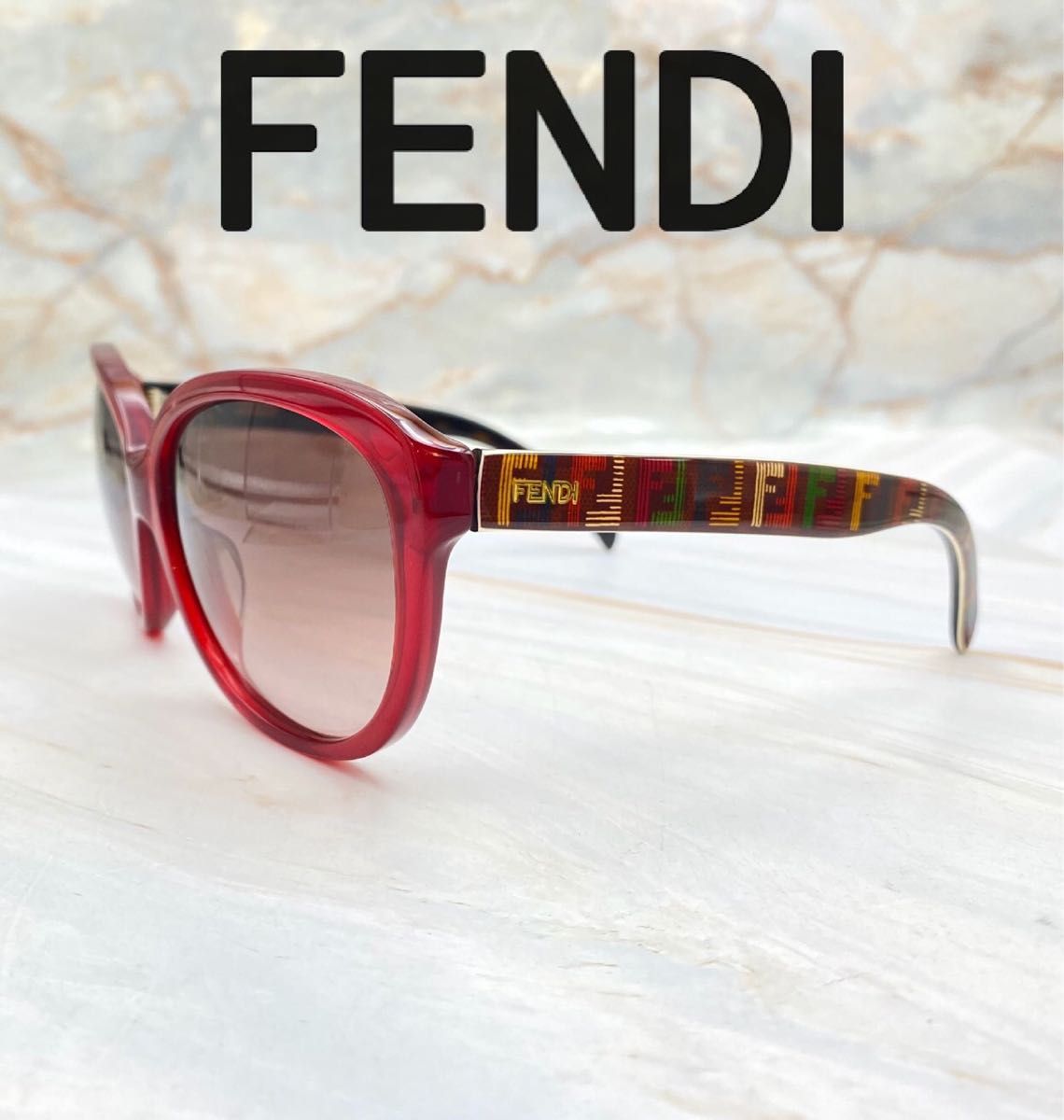 FENDI フェンディ サングラス ズッカ べっ甲