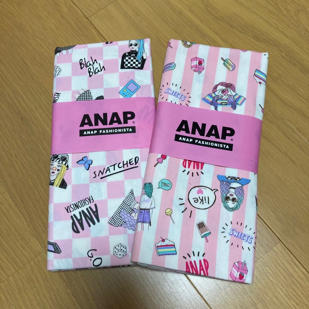 オックス生地　2枚セット　アナップ　ANAP  おしゃれ　ハンドメイド