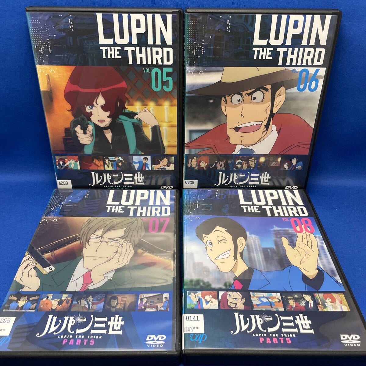 【DVD】ルパン三世 パート5 LUPIN THE THIRD PART5 / 1-8巻 全巻セット アニメ レンタル落ち _画像4