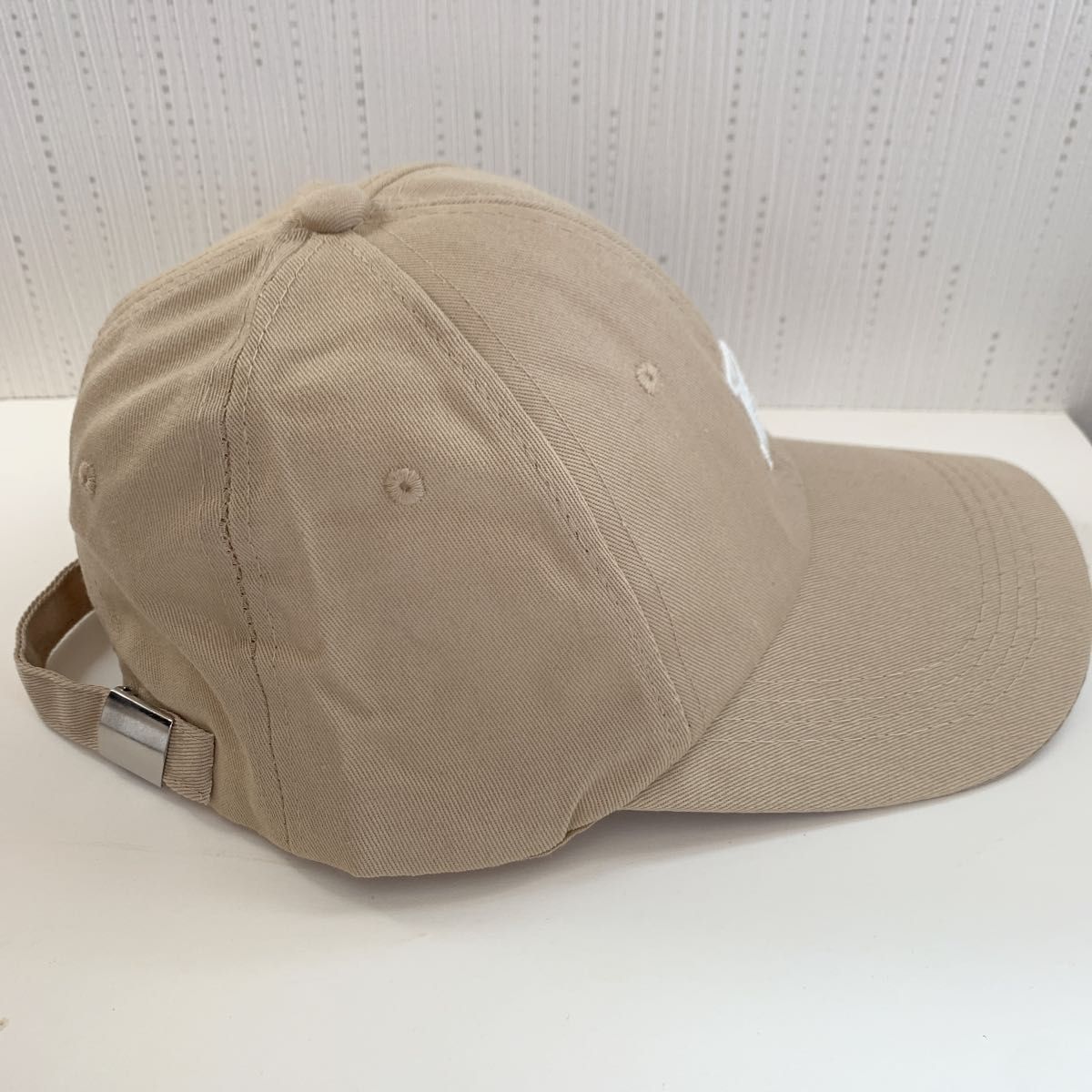 帽子 ベースボールキャップ 野球帽 Rマーク メンズ レディース シンプル ベージュ UVカット 紫外線対策 春夏秋冬 新品未使用