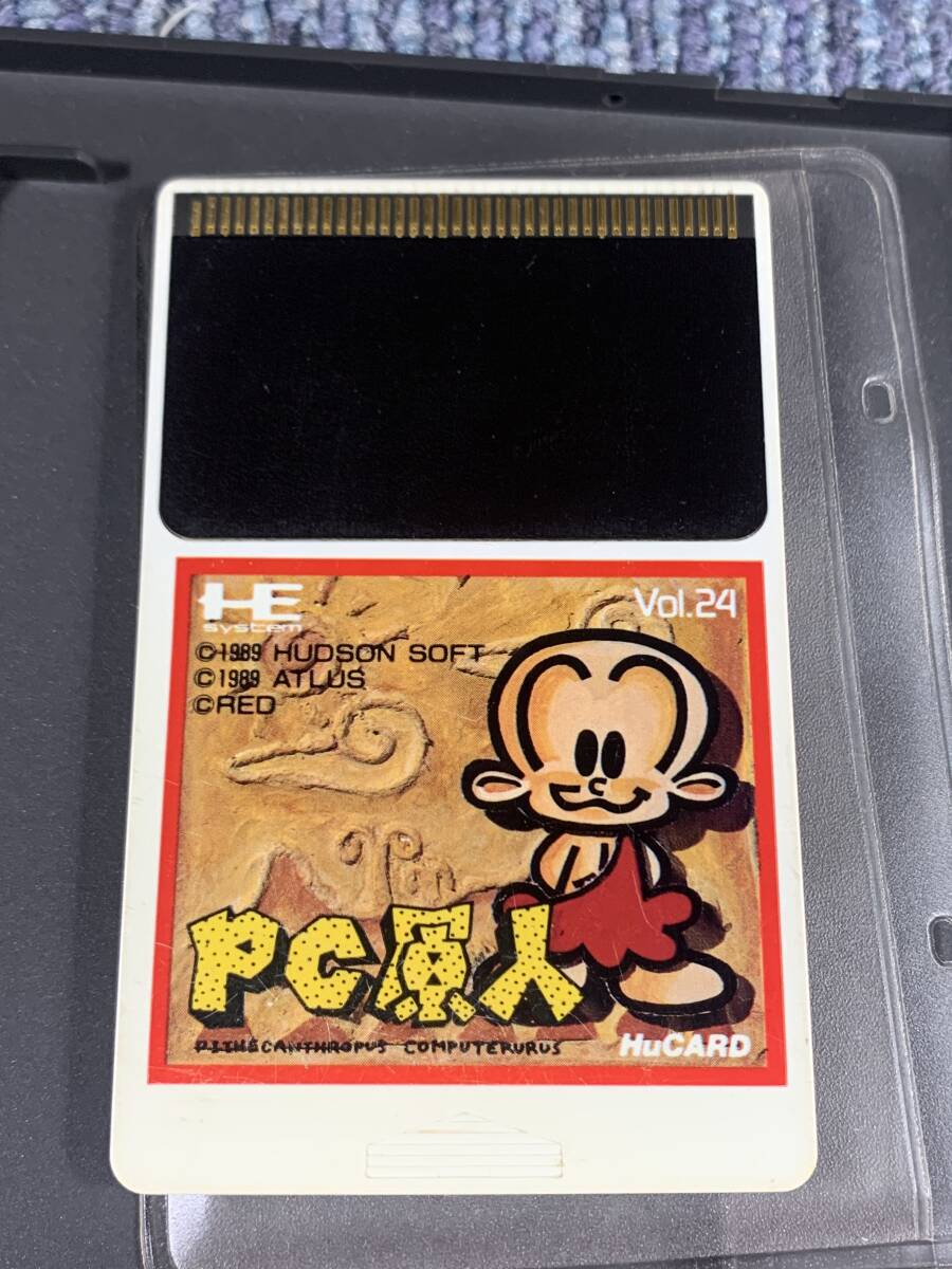 ◆送料無料◆ 同梱不可 Huカード PC原人 ジャンク扱い 現状品 NEC PC engine PCE PCエンジンの画像4