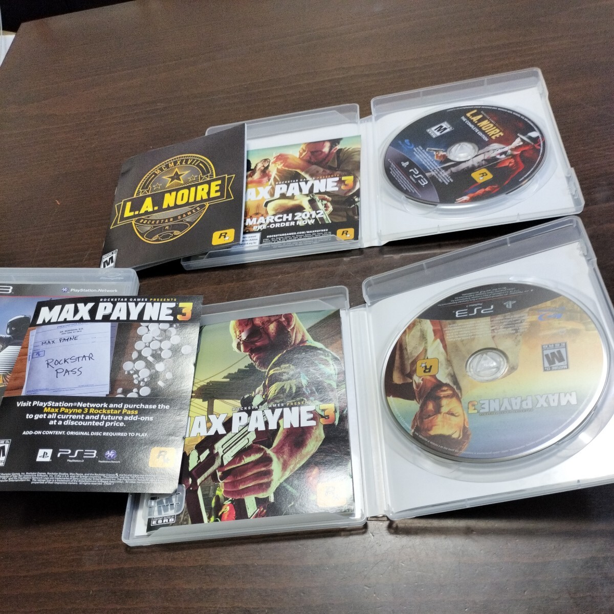 4個セット 輸入版 希少 L.A. Noire Complete Edition PS3 F1:2010 F1 2010 Grand Theft Auto V アジア MAX PAYNE3 希少品 レア レアソフトの画像8