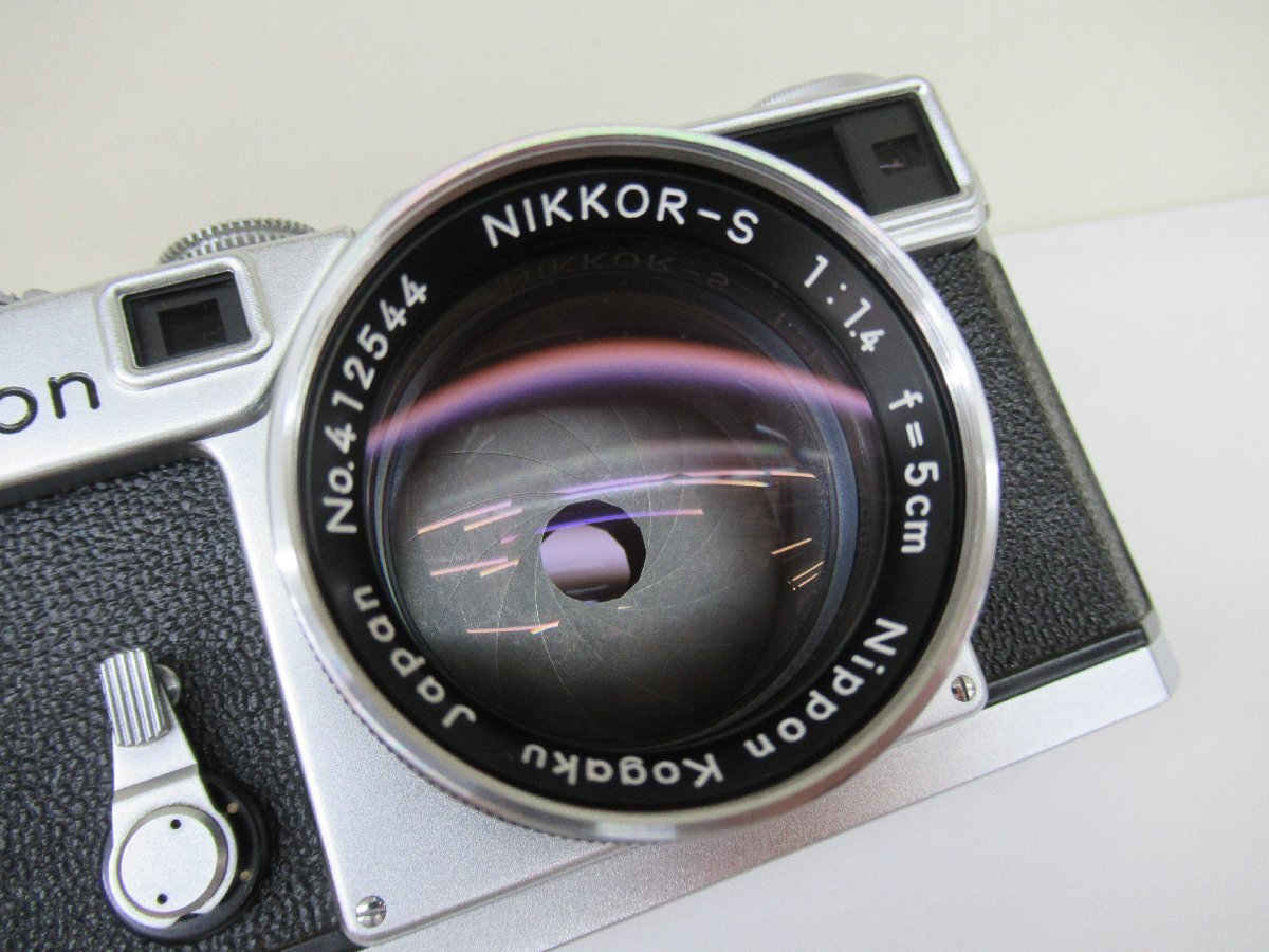 ニコン Nikon カメラ SP 5cmレンズ付 中古 ジャンク G4-83◎の画像4