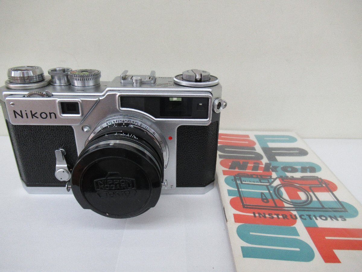 ニコン Nikon カメラ SP 5cmレンズ付 中古 ジャンク G4-83◎の画像1