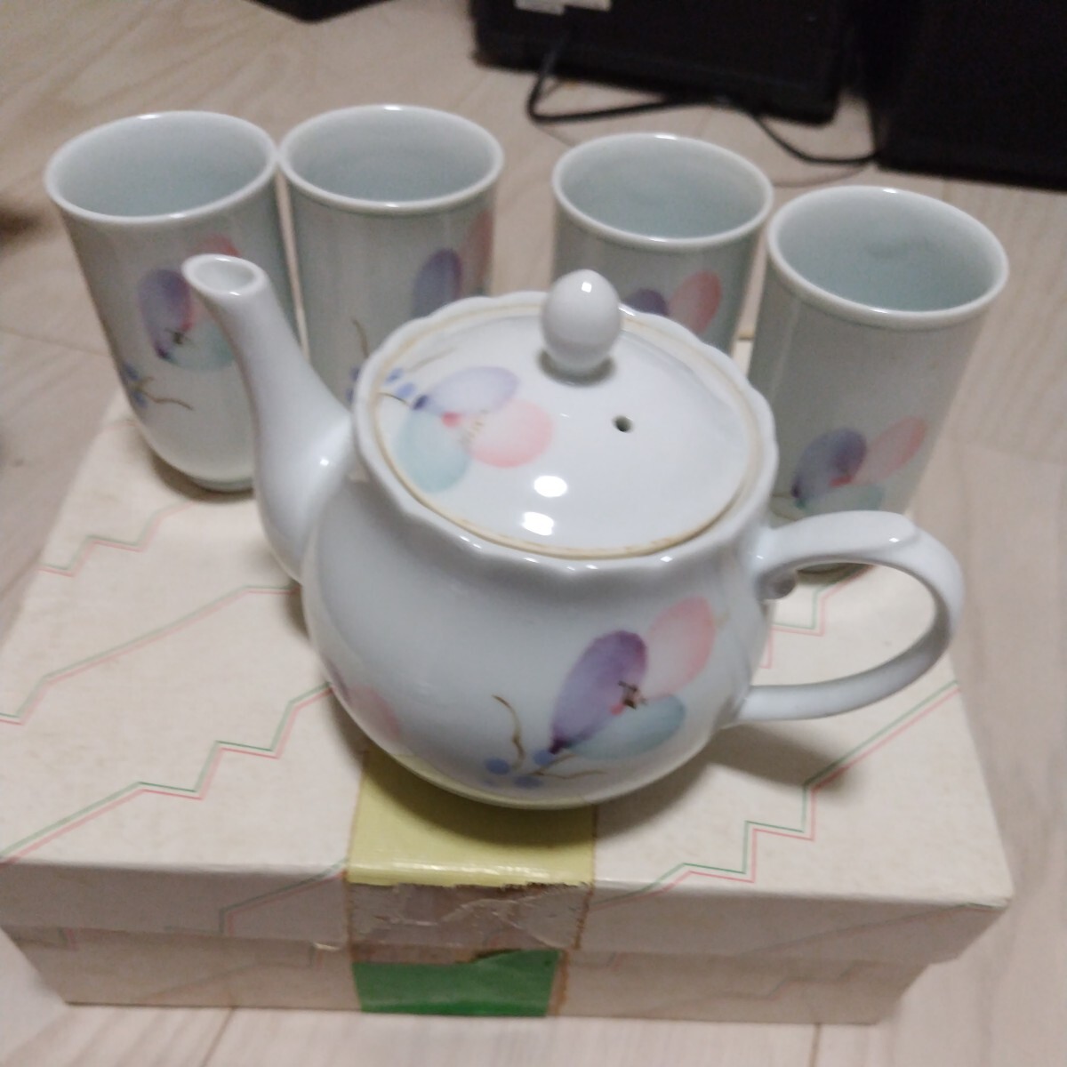 急須 茶器 カップ&ソーサーセット_画像2