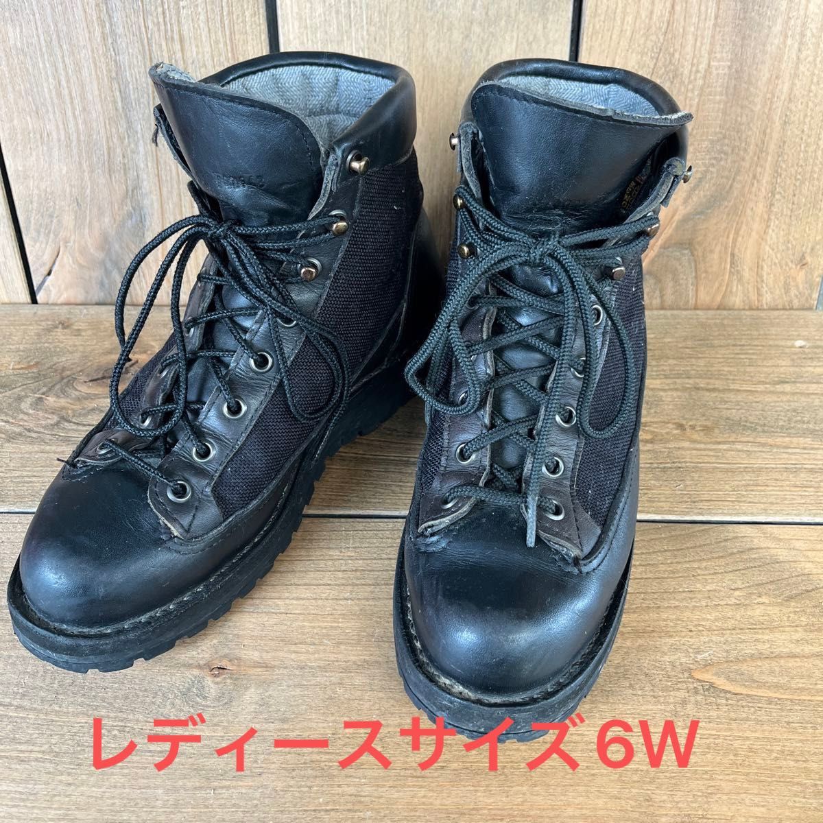 Danner  6wレディース　ダナーライト GORE-TEX 31400x 黒 ブーツ