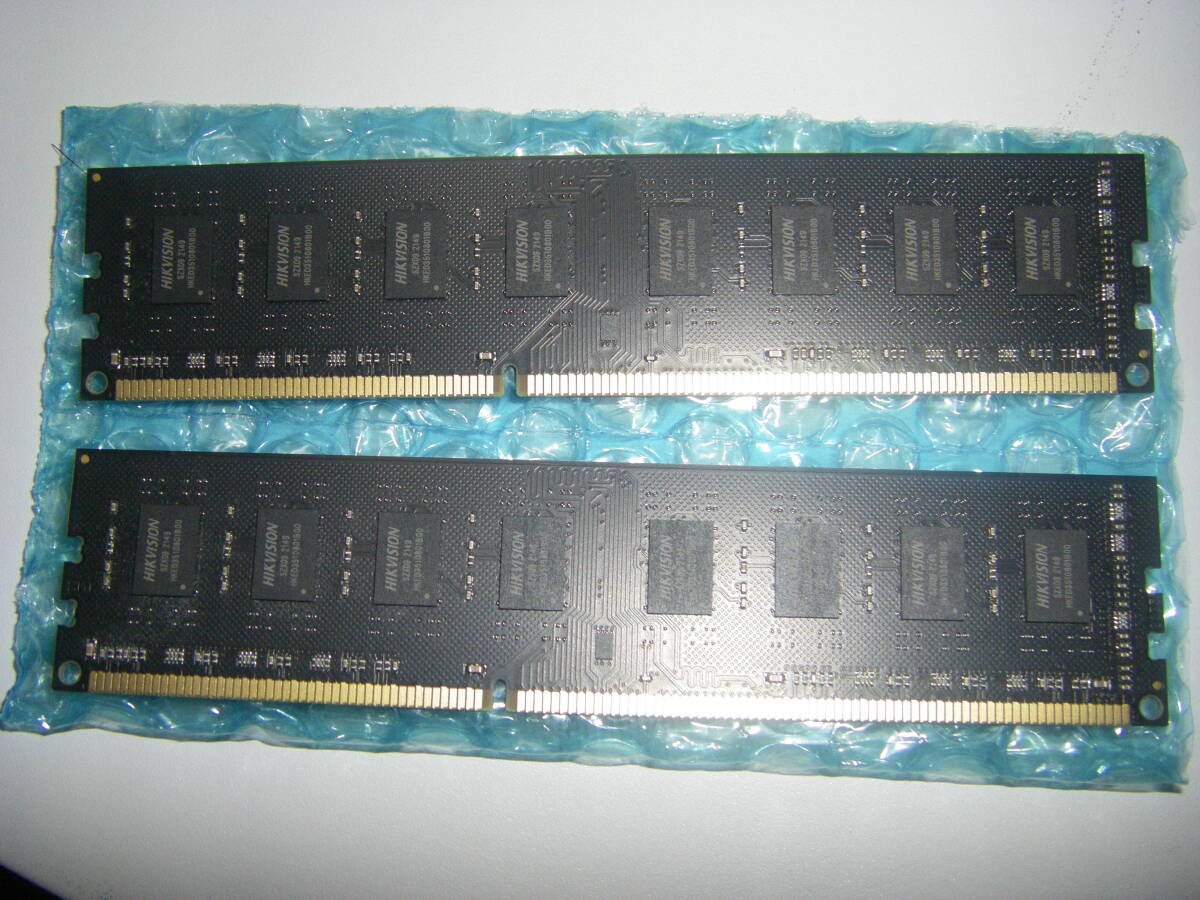 完全動作品 16GB HIKVISION DDR3-1600U PC3-12800 ８GB×2 _画像2