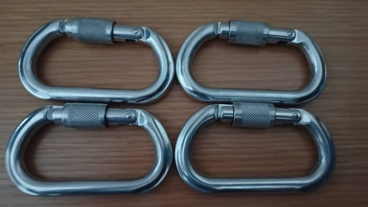 ペツル カラビナ PETZL アルミカラビナ 中古の画像3