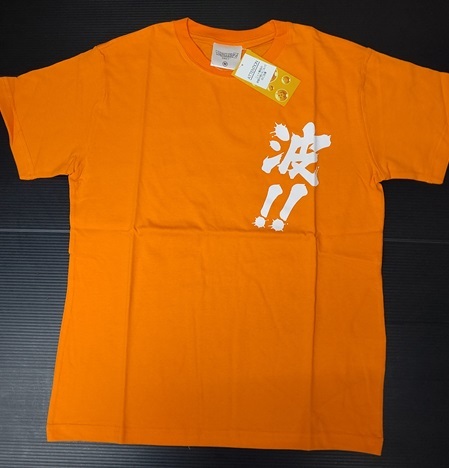 ドラゴンボール 孫悟空 孫悟飯 かめはめ波 オレンジ コットン Tシャツ 半袖 バックプリント_画像1