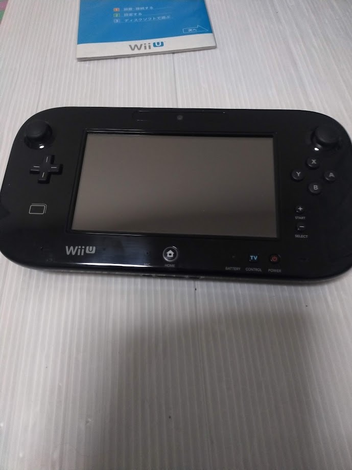 ★WiiU★プレミアムセット本体☆クロ☆黒☆32GB☆任天堂★動作良好★箱説_画像5