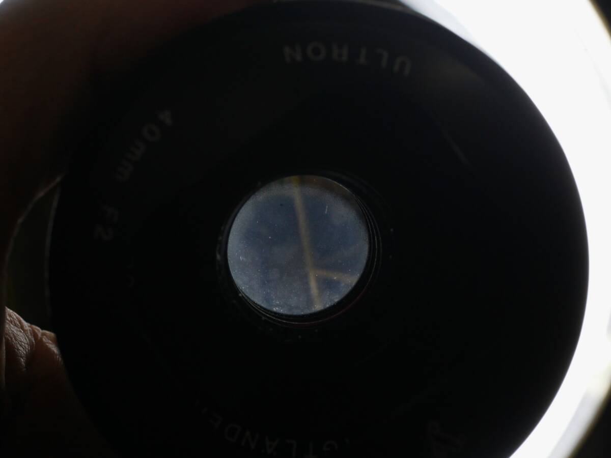 1★フォクトレンダー Voigtlander ULTRON 40mm F2 ニコン Ai-S用★の画像6