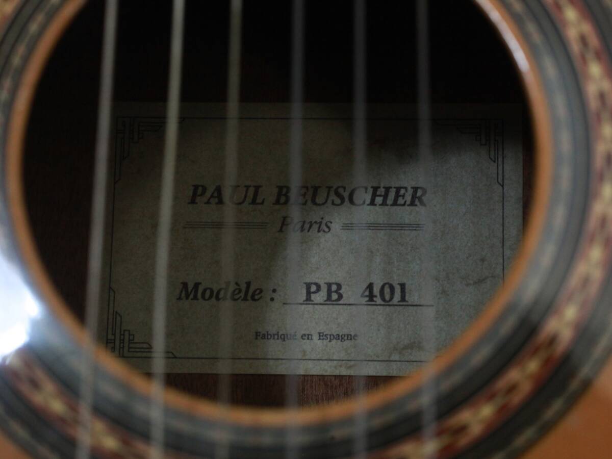 ★PAUL BEUSCHER PB401 クラシックギター★170_画像7