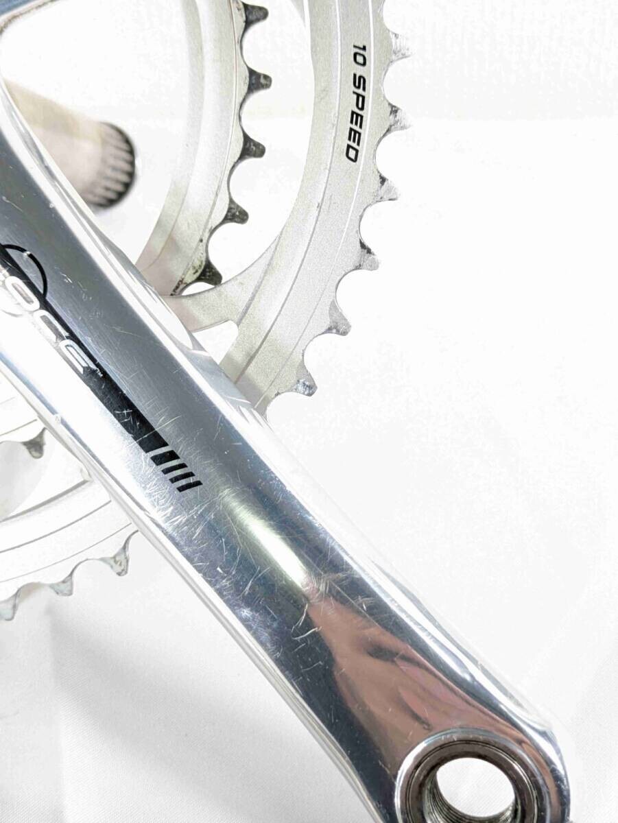 カンパニョーロ Campagnolo veloce power tourque 2x10s 172.5mm 53 39t Crankset ベローチェ クランク FC240223AW_画像5