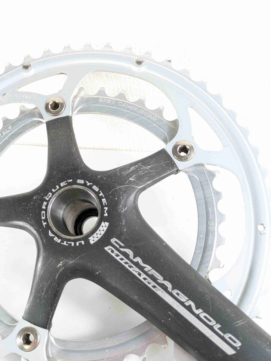 カンパニョーロ Campagnolo mirage 170mm 53 39t crankset ミラージュ クランク FC240223AN_画像6