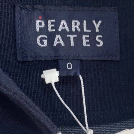 【新品未使用・タグ付き】PEARLY GATES　パーリーゲイツ　太ボーダー ゴルフウェア　スカート　レディース　紺　白　ネイビーホワイト　　