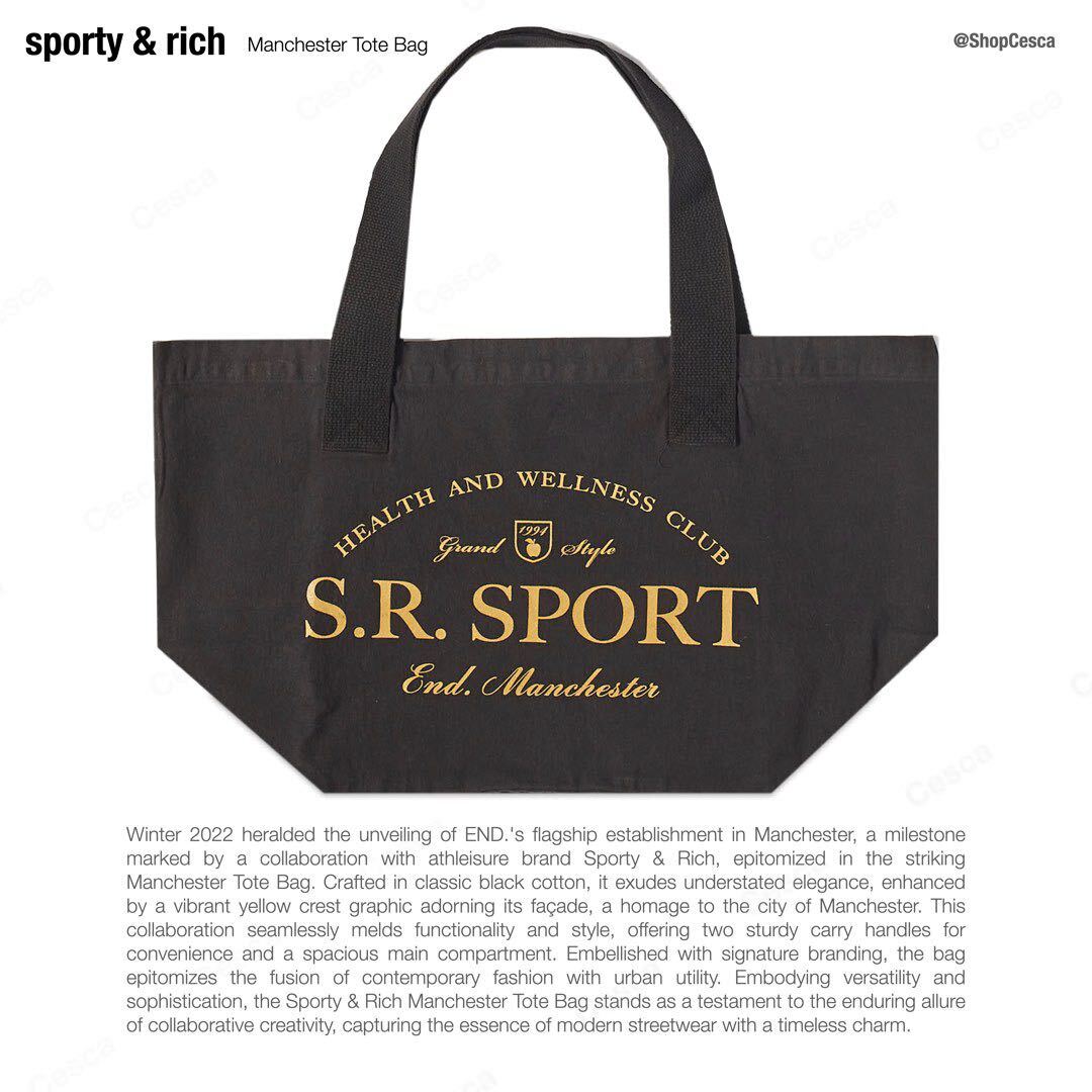 新品 Sporty&Rich Manchester Bag トートバッグ スポーティアンドリッチ バッグ_画像8