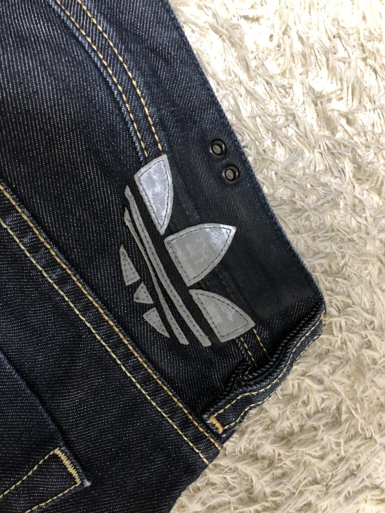 イタリア製◆DIESEL × adidas ディーゼル×アディダス【ADI-LARKEE】デニムパンツ ジーンズ W32 別注 コラボの画像7