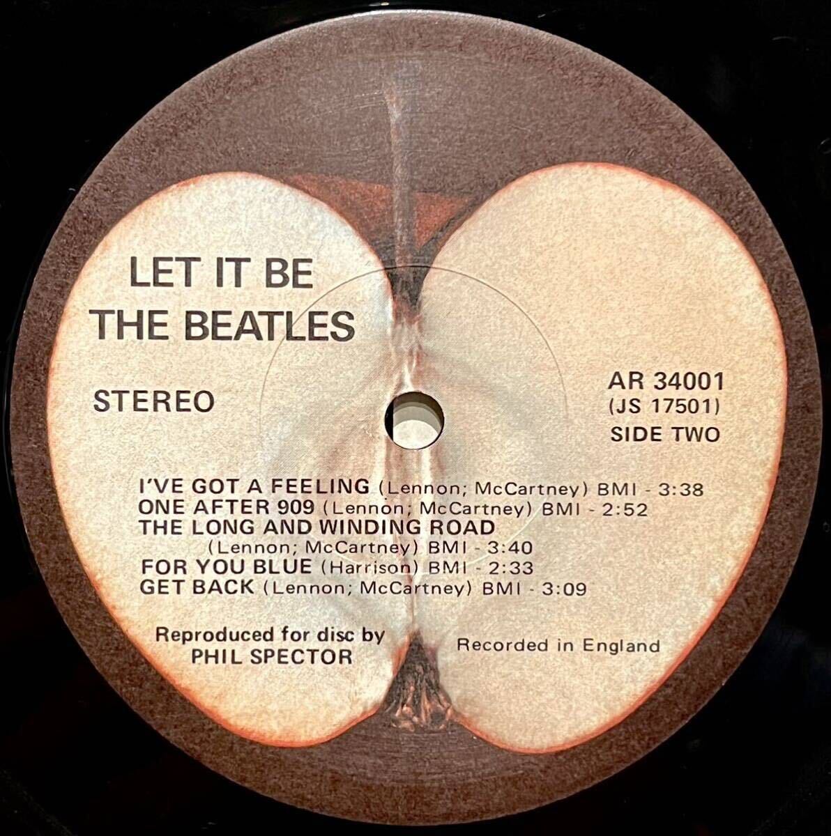 美盤★USオリジ[両面Bell Sound刻印/白インナー付属]★LET IT BE / THE BEATLES[レット・イット・ビー / ザ・ビートルズ] LPレコードの画像9