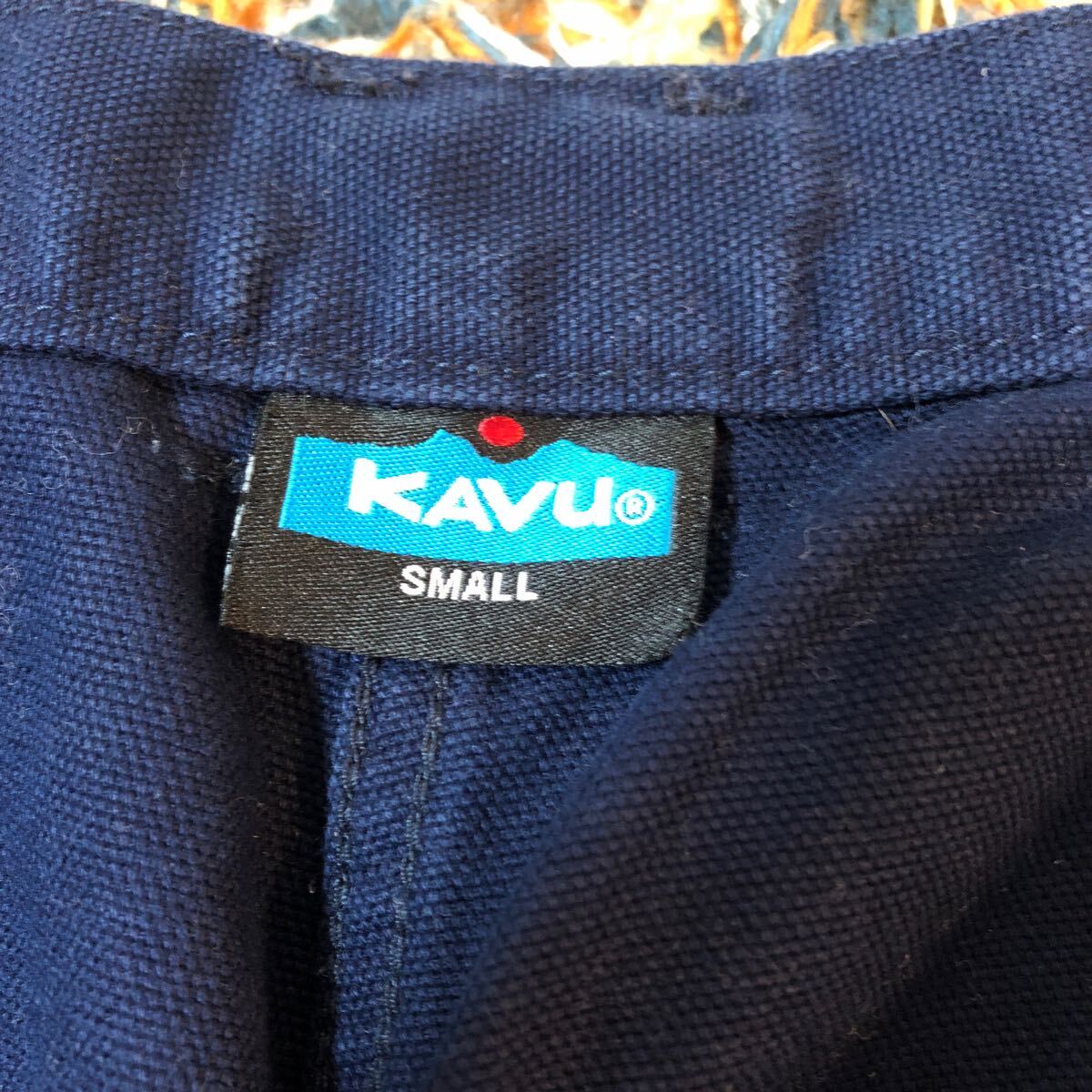 kavu ショートパンツ ダック生地 ネイビー S クライミングPantsの画像3