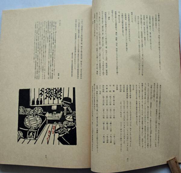 １９７５年 毎日新聞社版 「手漉和紙」和本解説書（和紙に印刷）と附録（無形文化財の和紙見本６点）大型本 の画像5