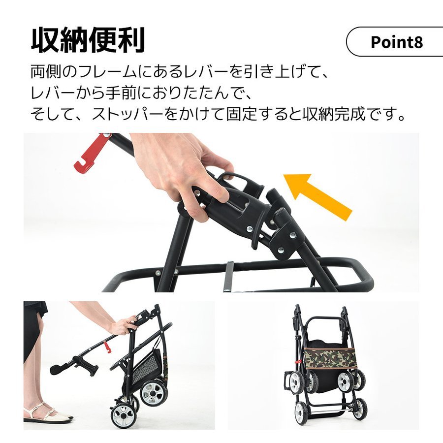 [ limited time 1500 jpy price cut ] pet Cart separation type removed possibility folding many head medium sized dog small size dog cat light weight ( blue )